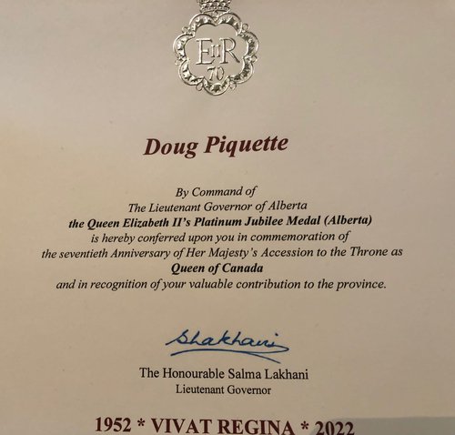 The Medal Certificate